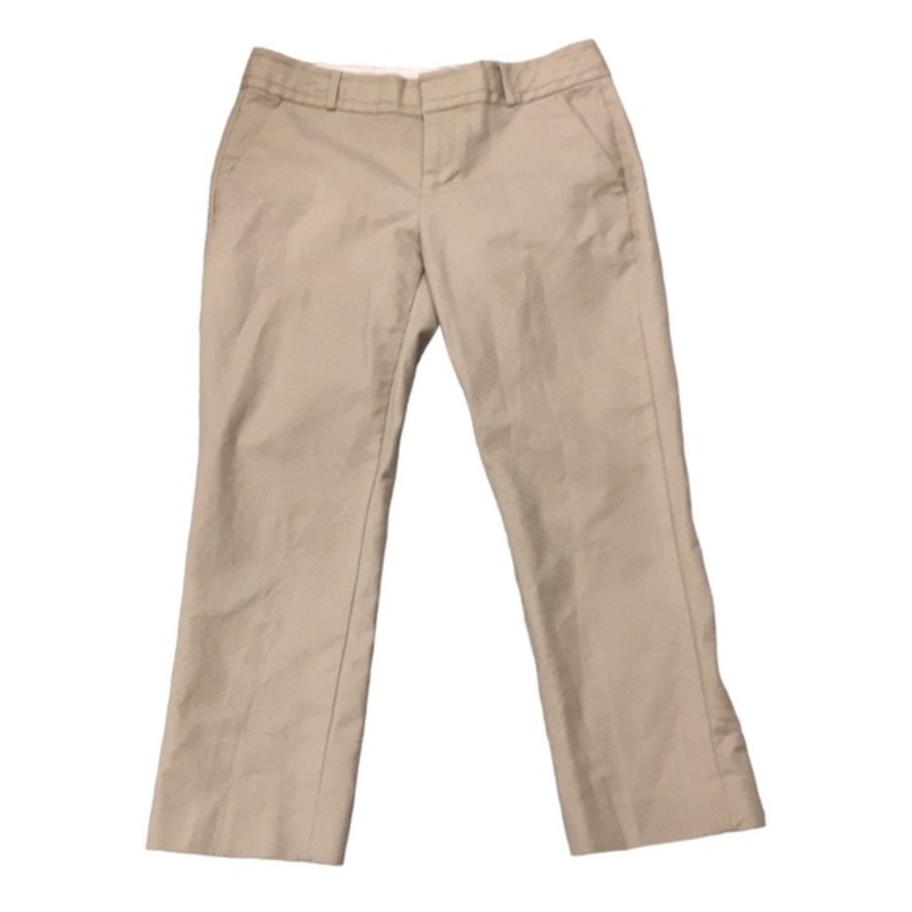 banana republic martin fit beige capri pants 2013 sz 6